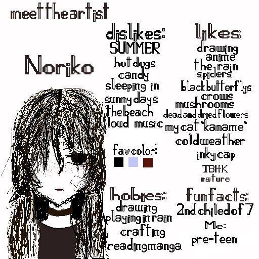 an image of an emo girl. Text as in post.